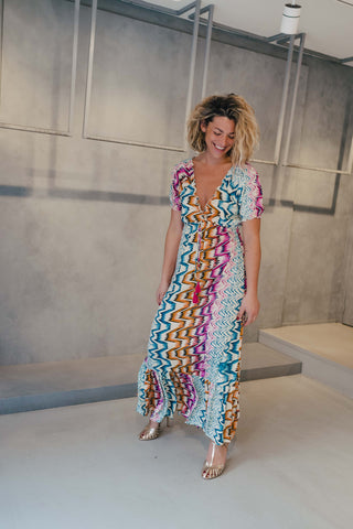 Robe longue motif psyche kim